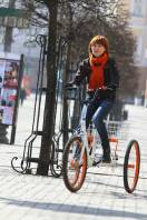 Tricykel v meste